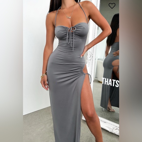 That’s So Fetch Imana Maxi Dress - Grey size 0 - Picture 2 of 7